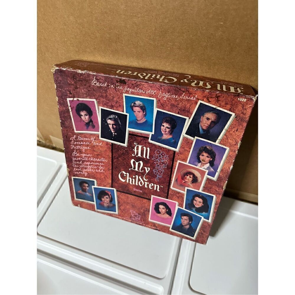 Vintage "All My Children" Soap Opera Board Game by TSR 1985 Ed 100% Complete